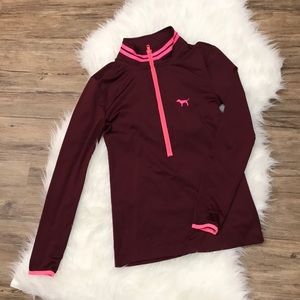 Victoria Secret pink 1/4 zip